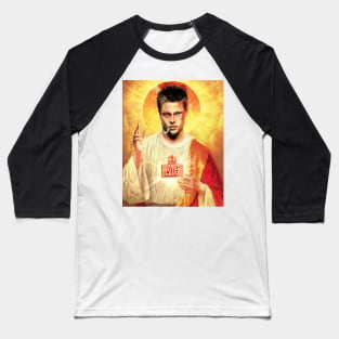 Saint Tyler Fight Club Baseball T-Shirt